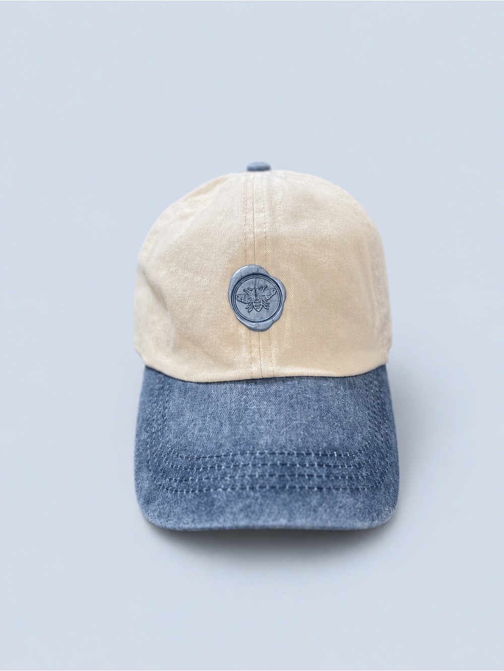 Honey Bee Stamped Baseball Cap